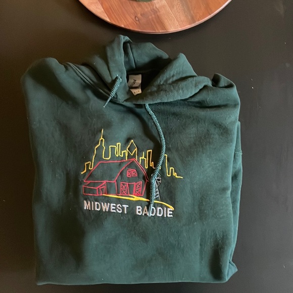 Caucasian James merch “Midwest Baddie” hoodie - Picture 1 of 3